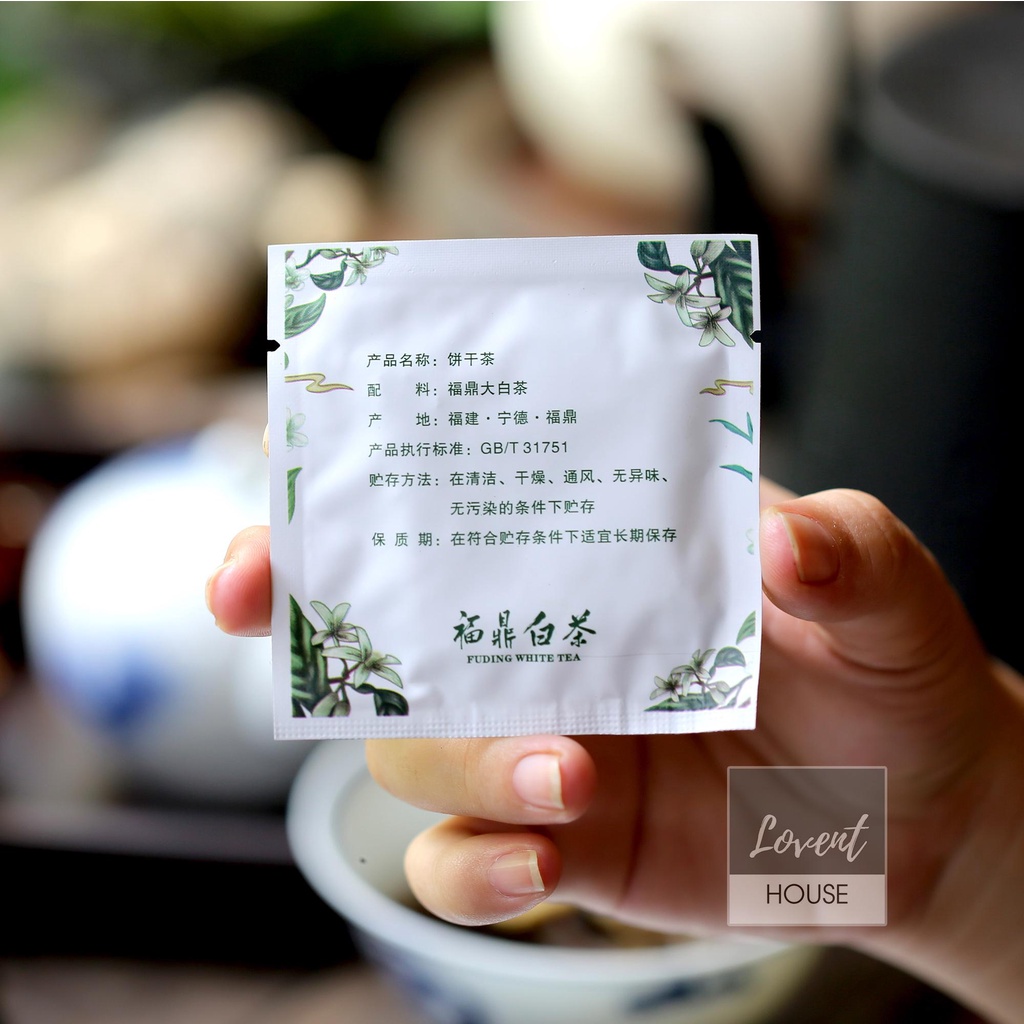 Lão Thọ Mi Bạch Trà Trần Bì 8 năm - mini cake tea tiện lợi -