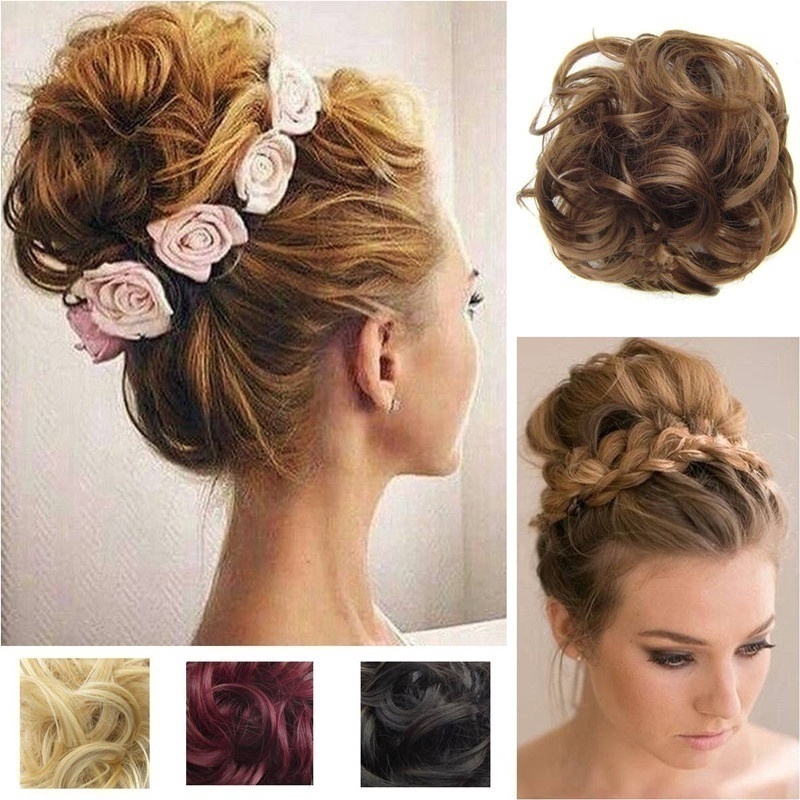 Lọn tóc giả dùng búi đuôi tóc Wigsin chất liệu sợi tổng hợp