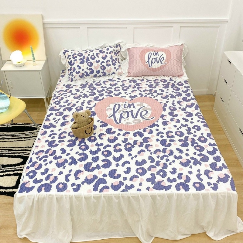 Thảm nỉ nhung trần đa năng, Ga nỉ trần phủ phối bèo ren công chúa đủ size