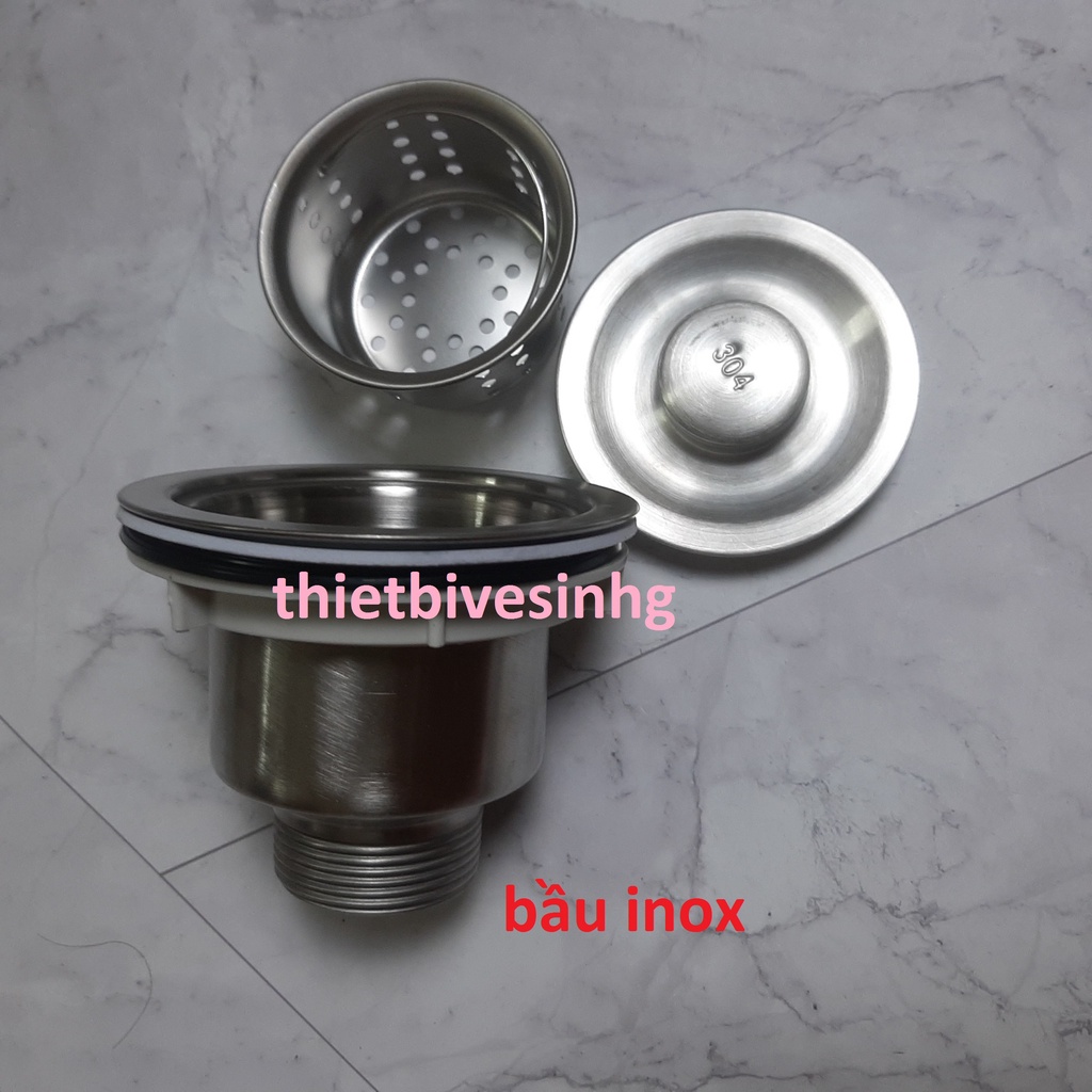 Dây thoát xiphong chậu rửa bát inox kèm ốc-Ống sun thoát chậu rửa bát kèm ốc-dây sun 2 đầu- tặng 2 ron cao su