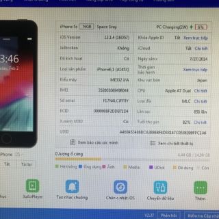 điện thoại Apple iPhone 5s Lock