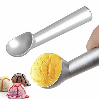 MUỖNG MÚC KEM ĐÚC MÀU BẠC- DỤNG CỤ LẤY KEM
