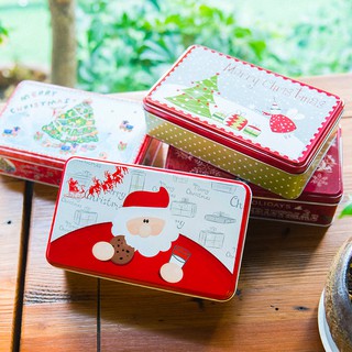 Hộp Thiếc Đựng Bánh Kẹo In Hình Ông Già Noel Dễ Thương
