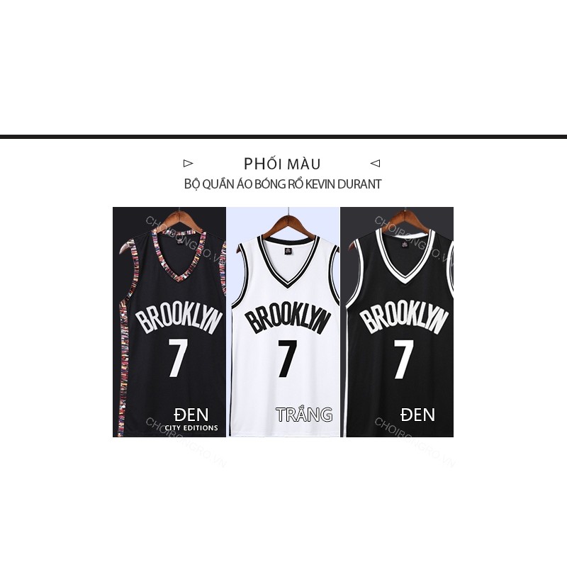 Bộ quần áo bóng rổ Kevin Durant Brooklyn Nets