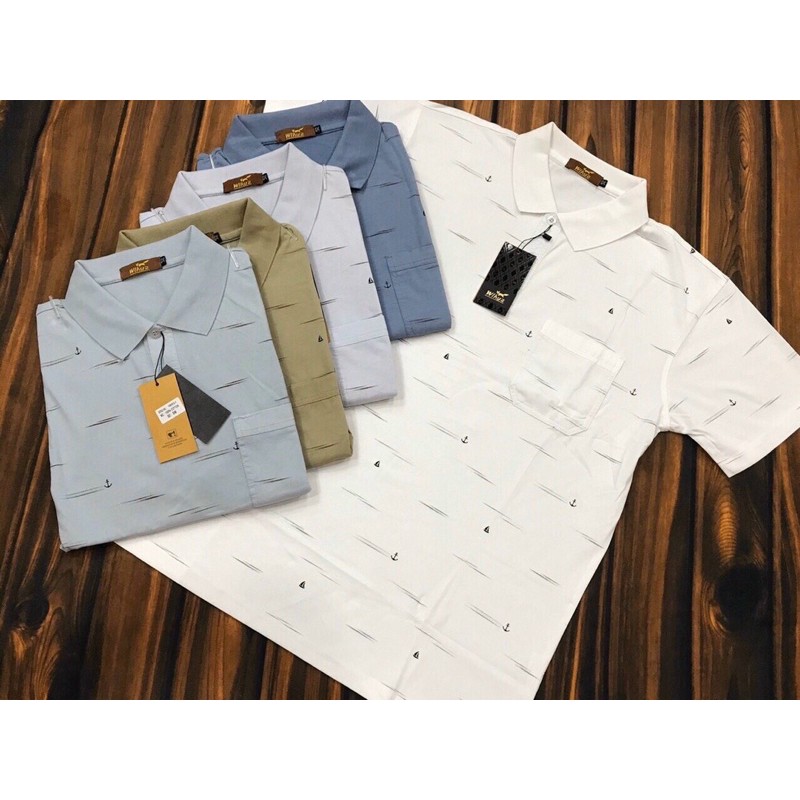 Áo sơ mi trung niên tay ngắn Việt Anh cao cấp