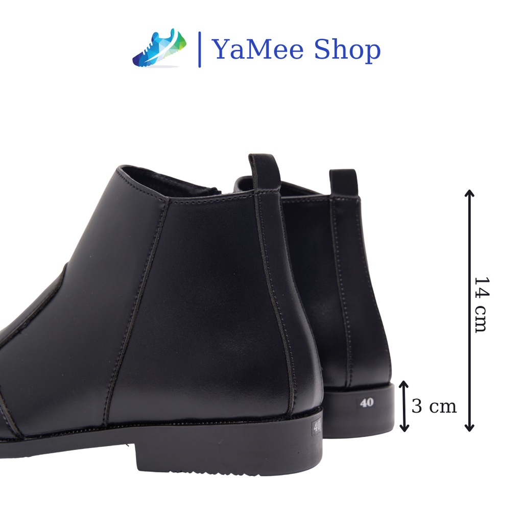 Giày Chelsea Boots Classic cổ khóa, đế khâu chắc chắn