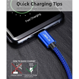 Dây Cáp Sạc JSAUX Usb-C Dành Cho Điện Thoại Android