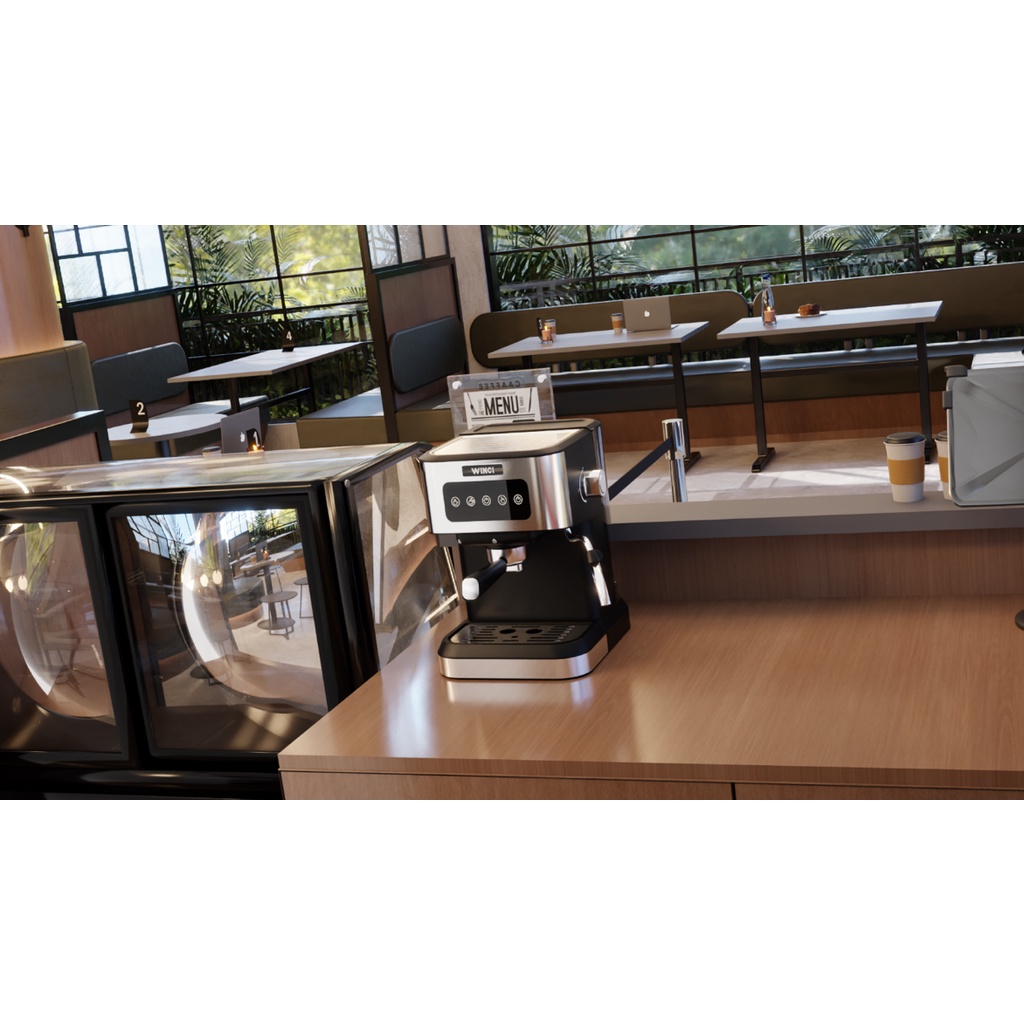 Máy pha cafe tự động Espresso Winci CM3000, Thời gian pha dưới 1 phút, chức năng đánh sữa tạo kem, Bảo hành 12 tháng