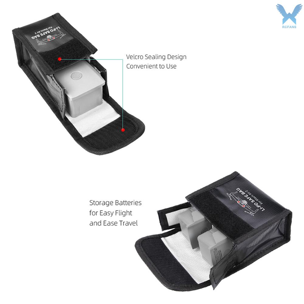Túi Đựng Pin Lipo 3 Pin Chịu Nhiệt An Toàn Cho Drone Dji Mavic Air 2 | BigBuy360 - bigbuy360.vn