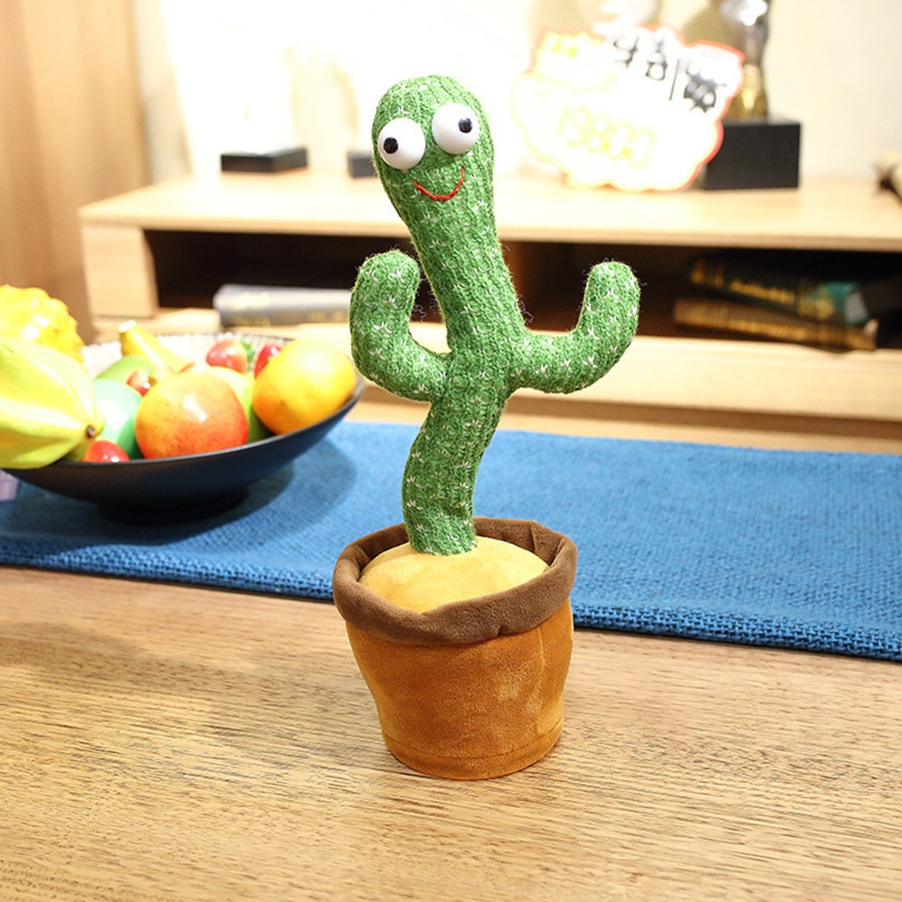 Dancing cactus cactus plush toys 120 interesting music recordings imitating gifts home decoration