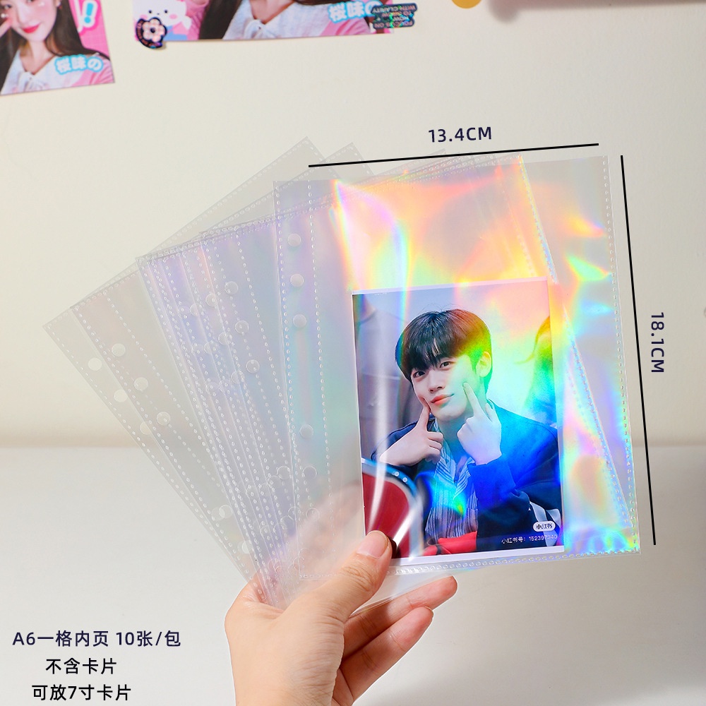 Sổ Còng Binder  Hộp Album Ảnh 6 Ngăn Khổ A5