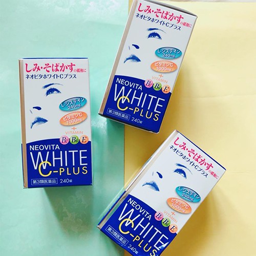Viên uống trắng da Neovita White C-Plus của Nhật (hộp 240 viên)