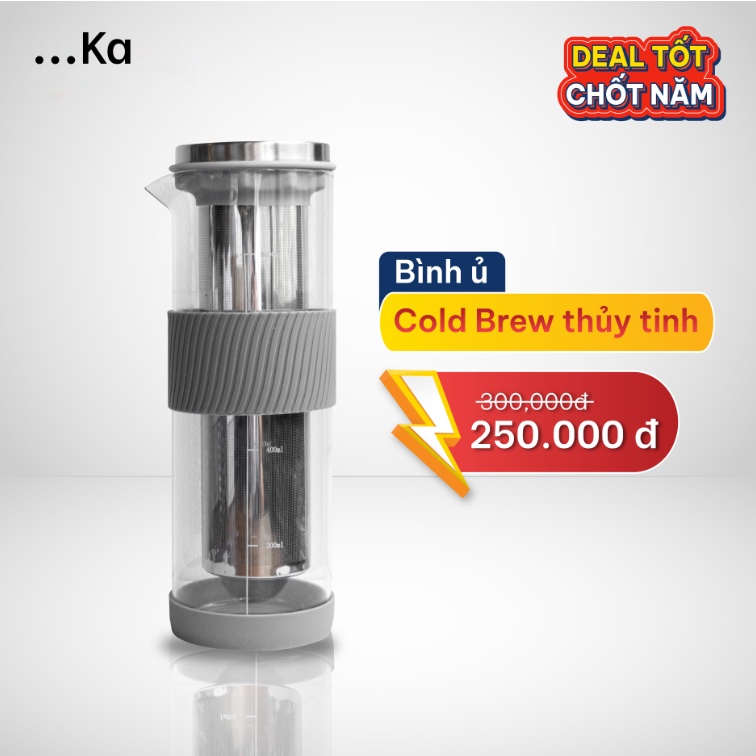 Bình pha Cold brew, bình pha cafe Cold brew 1000ml, Clold brew coffee - KaHomebrew