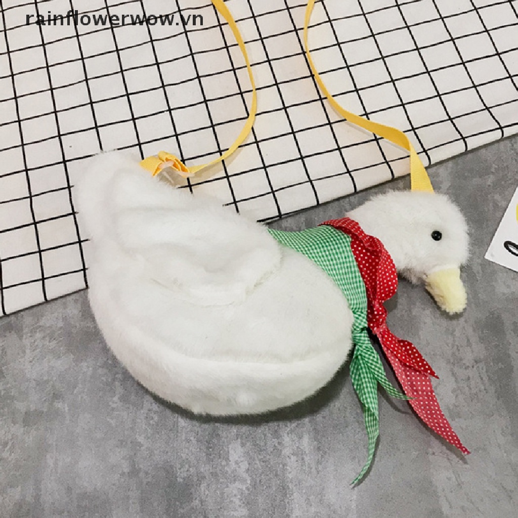 Túi Đeo Chéo Hình Chú Vịt Dễ Thương Cho Nữ