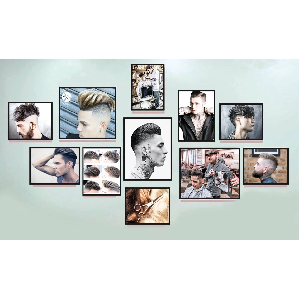 BỘ 11 TRANH TẤM CỨNG DÁN SPA + NAIL