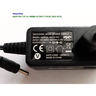 Nguồn 12v 1a đầu nhỏ