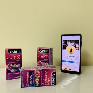 Vitamin D3 Drop dạng sữa Ostelin