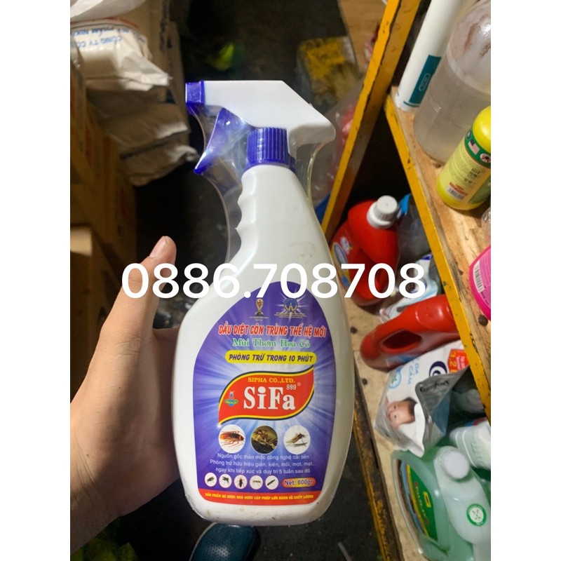 Diệt côn trùng Sifa thế hệ mới 600g(mẫu mới thay đổi 2023)