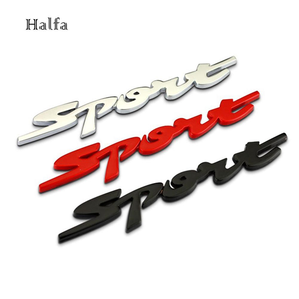 Logo trang trí xe hơi 3D hình chữ Sport bằng hợp kim nhôm | BigBuy360 - bigbuy360.vn