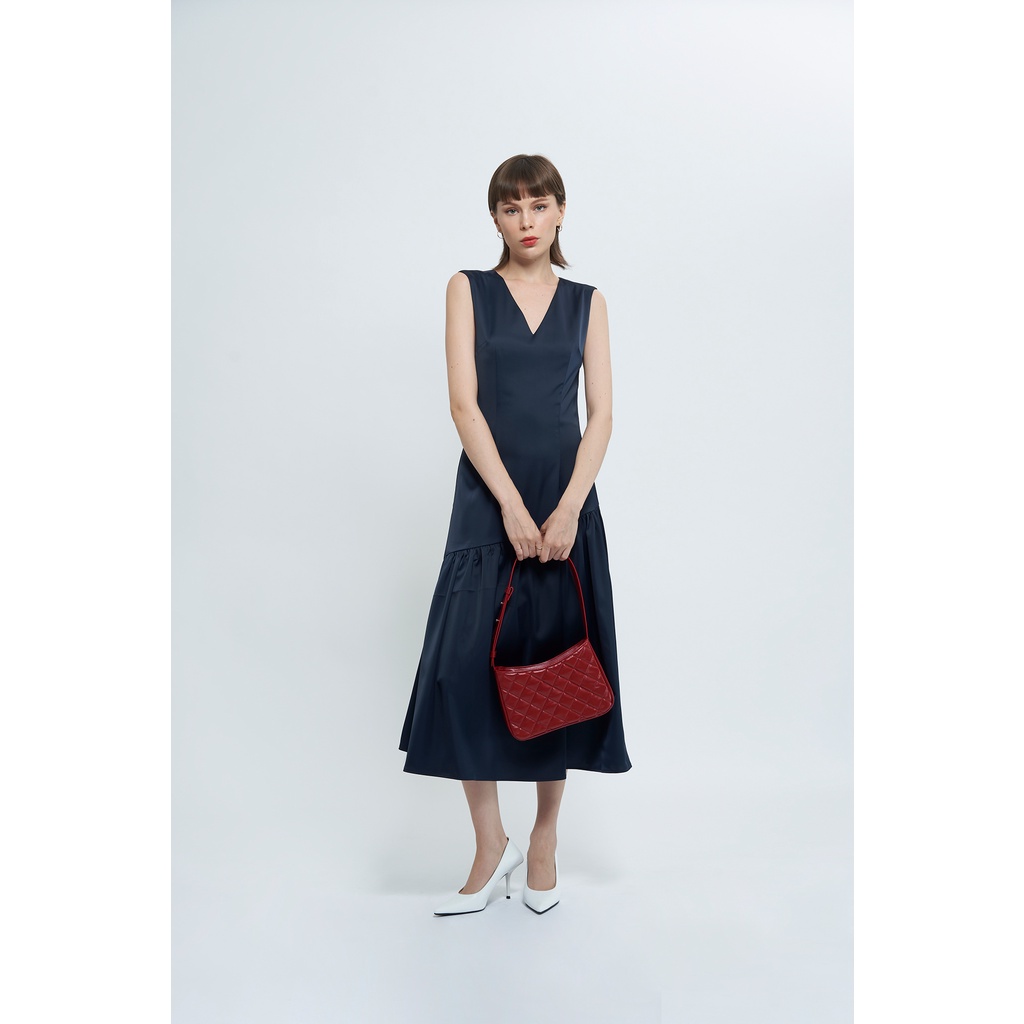 Đầm lụa không tay KHÂU BY CQ Yashita