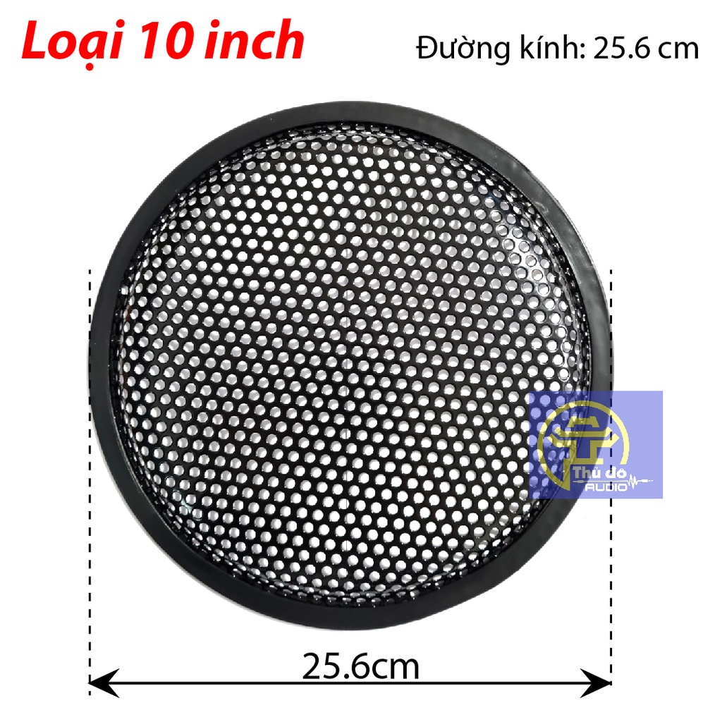 Màng lưới bảo vệ loa từ 5 inch đến 15 inch - Màng loa, mặt nạ loa bằng sắt dùng cho loa sân khấu hoặc loa ô tô