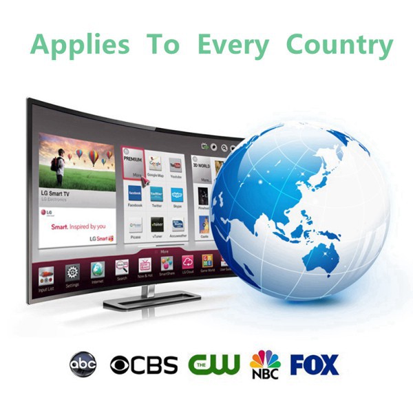 Anten bắt sóng truyền hình kĩ thuật số DVB-T / T2 kèm đầu nối (và bộ khuếch đại tín hiệu)