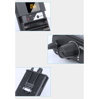 Micro thu âm cài đầu đeo tai không dây Universal Wireless microphone