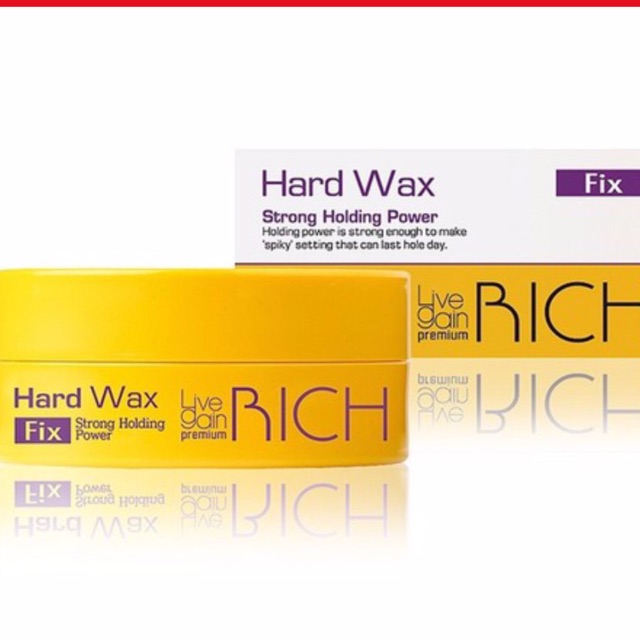 Sáp tạo kiểu tóc cứng Live gain premium rich hard wax fix 110g