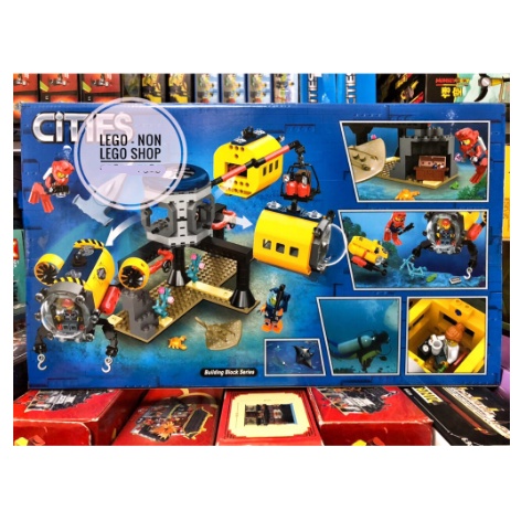 Xếp hình Thành phố Nonlego 60265 11616 Trung tâm Khảo sát đáy biển