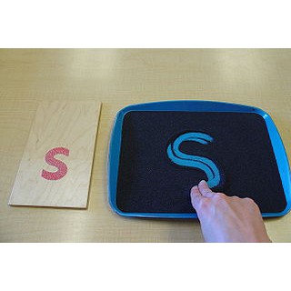 Cát màu - dùng luyện chữ, vẽ hình, tô tranh cát