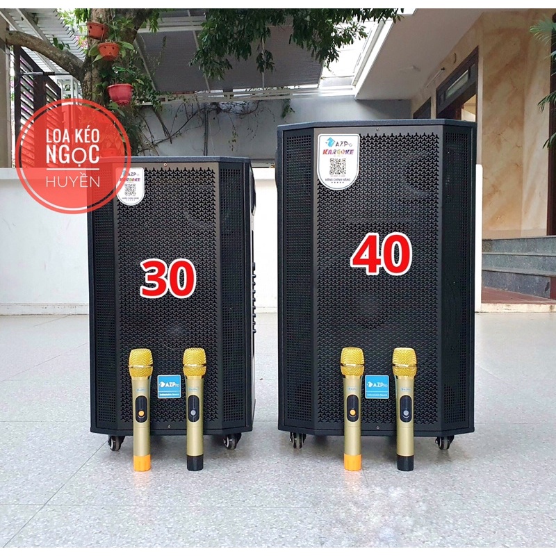 Loa kéo có Reverb AZPro 1508 bass 40 - 3 đường tiếng chuẩn chính hãng