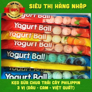 Kẹo sữa chua 3 vị trái cây Philippines