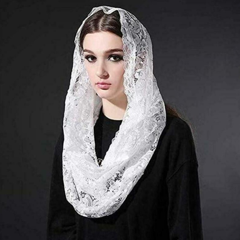 Mạng Che Mặt Thêu Hoa La Tinh Viền Ren Che Phủ Đầu Cho Sự Lựa Chọn Và Bap