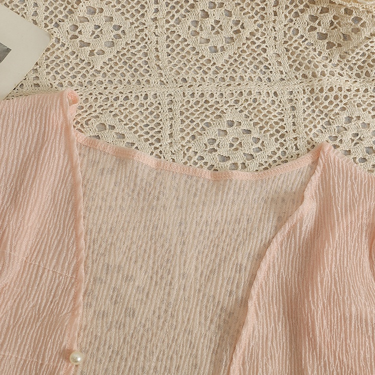 Áo Khoác cardigan Mỏng Tay Dài Chống Nắng Dáng Rộng Thời Trang Mùa Hè Cho Nữ