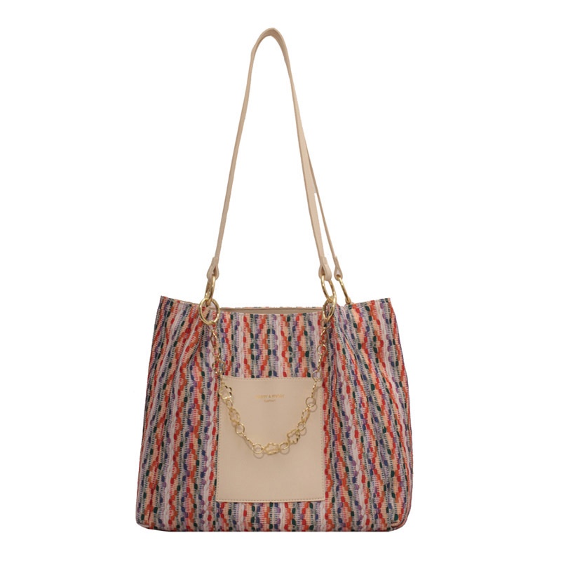 Túi đeo vai IELGY sức chứa lớn in họa tiết trẻ trung thời trang dành cho nữ