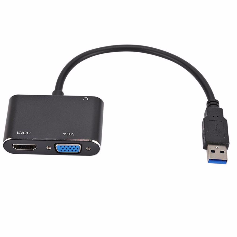 Bộ chuyển đổi USB 3.0 sang HDMI USB 3.0 sang HDMI+VGA VGA 4K HDMI USB