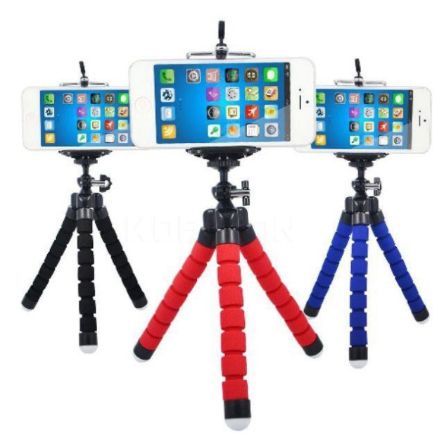 Tripod Bạch Tuộc 3 Chân Để Điện Thoại Để Bàn, Cầm Tay, Tặng Kèm Kẹp Điện Thoại - VS