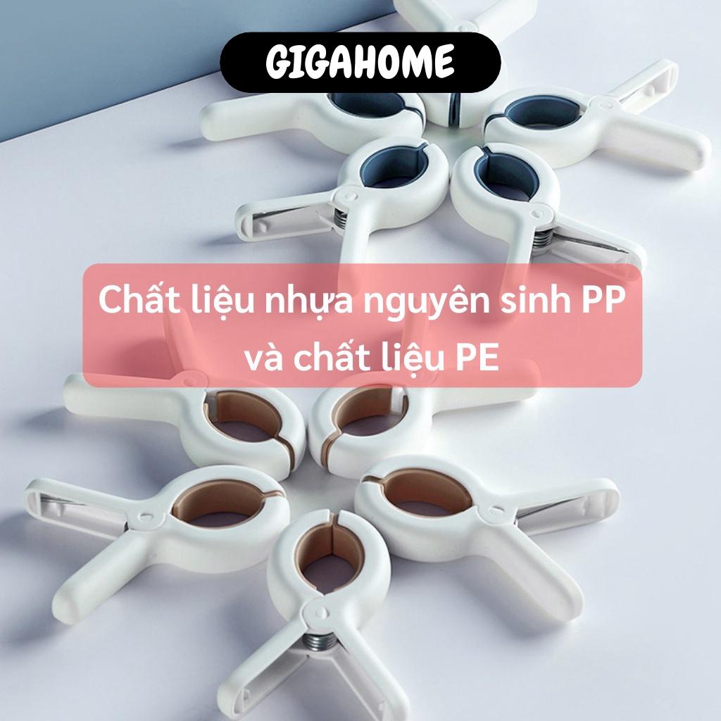 Combo 3 Kẹp Nhựa Bản To GIGAHOME Loại Nhỏ Phơi Quần Áo, Chăn Màn Siêu Chắc Chống Gió 10365