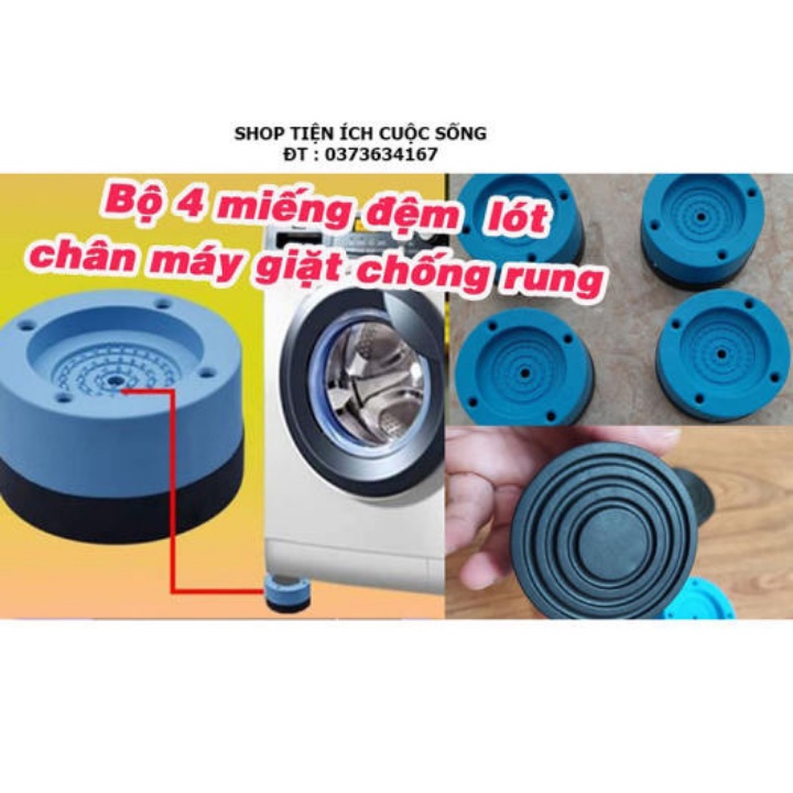 Đế Lót Chân Máy Giặt Chống Rung Chống Ồn Hiệu Qủa