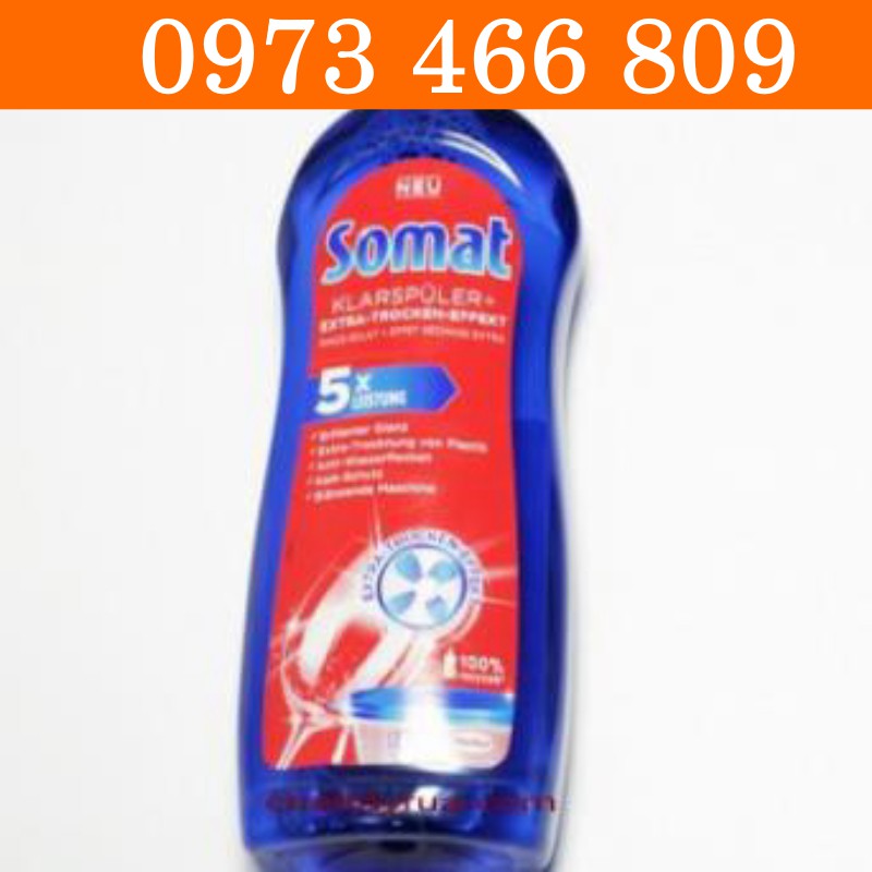 Combo Bột rửa bát Somat 1.2kg + muối làm mềm nước somat 1.2kg + nước làm bóng bát somat 750ml