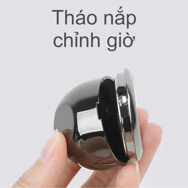 [Có Vinfast] Đồng hồ trang trí xe hơi nhiều logo xe (dán táp lô hoặc gắn cửa gió) - Tặng thêm 1 pin