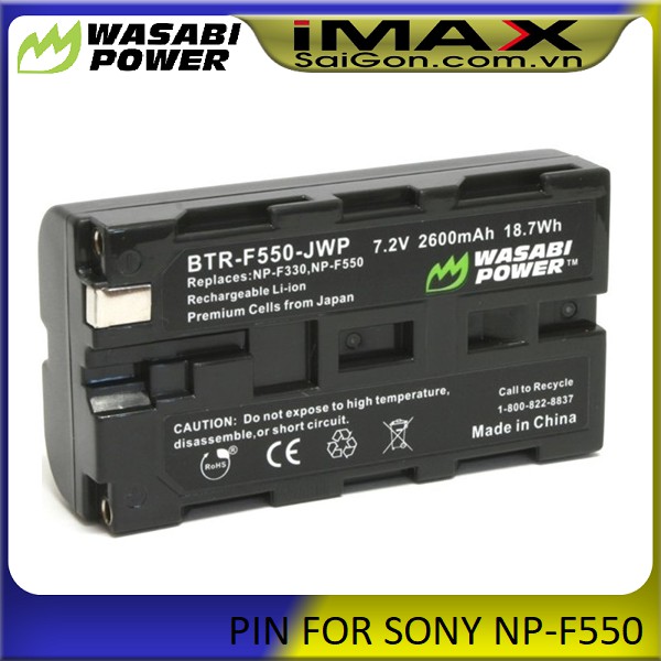 PIN MÁY ẢNH WASABI FOR SONY NP-F550