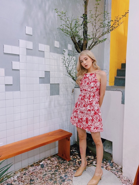 Đầm 2 dây bẹt vai - Candy Dress - SODA POP