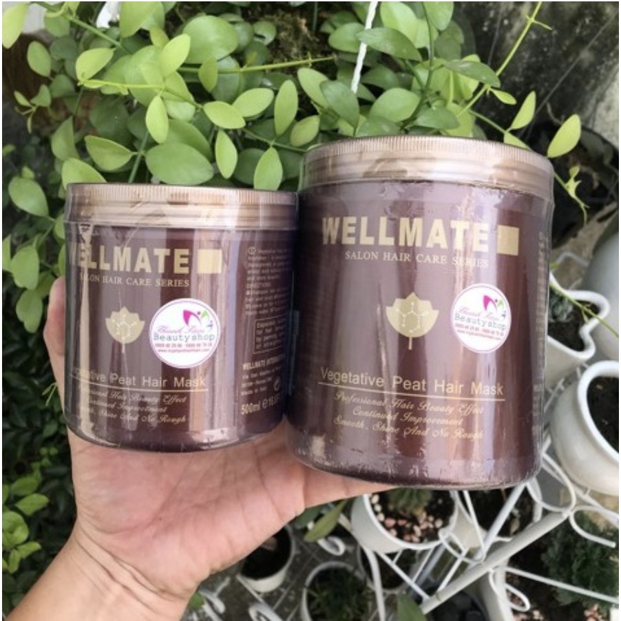 Kem hấp ủ tóc siêu mượt Wellmate Vegetative Peat Hair Mask 500ml