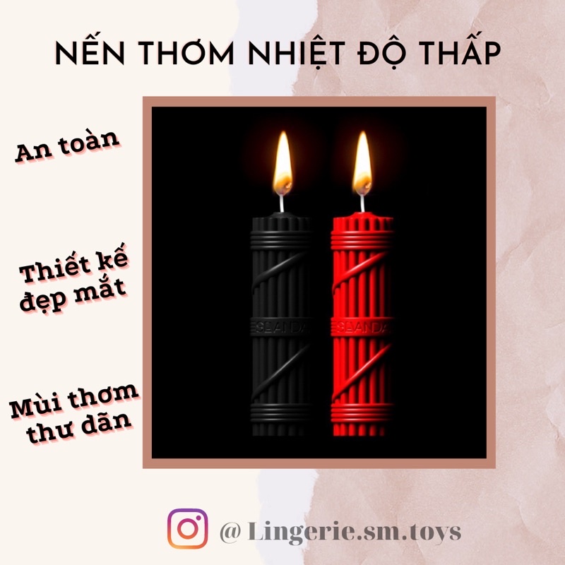 Hộp Quà 2 Cây Nến Thơm Nhiệt Độ Thấp SAVANDA &lt;Có Kèm Video&gt;