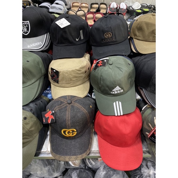 Mũ lưỡi trai nhiều kiểu