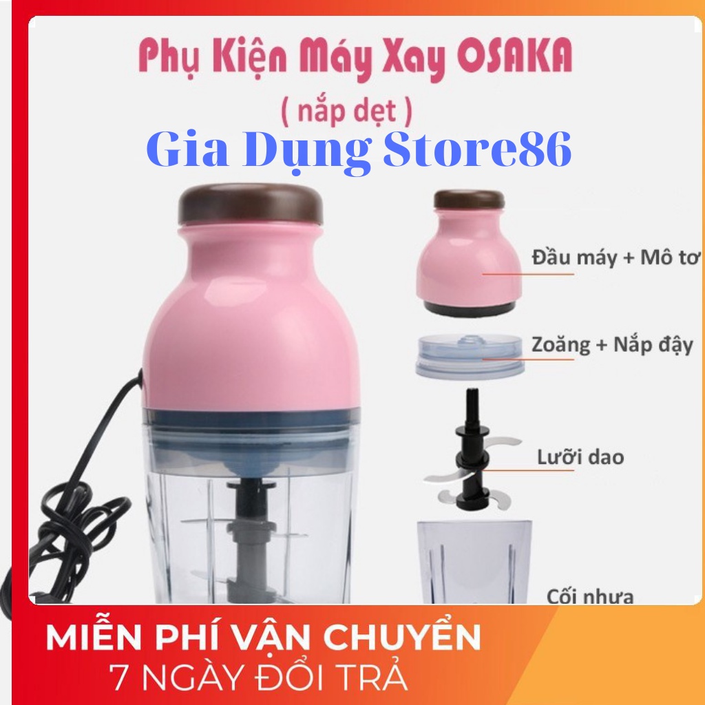 Máy xay osaka nắp Nâu Ecozy máy say sinh tố mini cầm tay đa năng cho bé ăn dặm