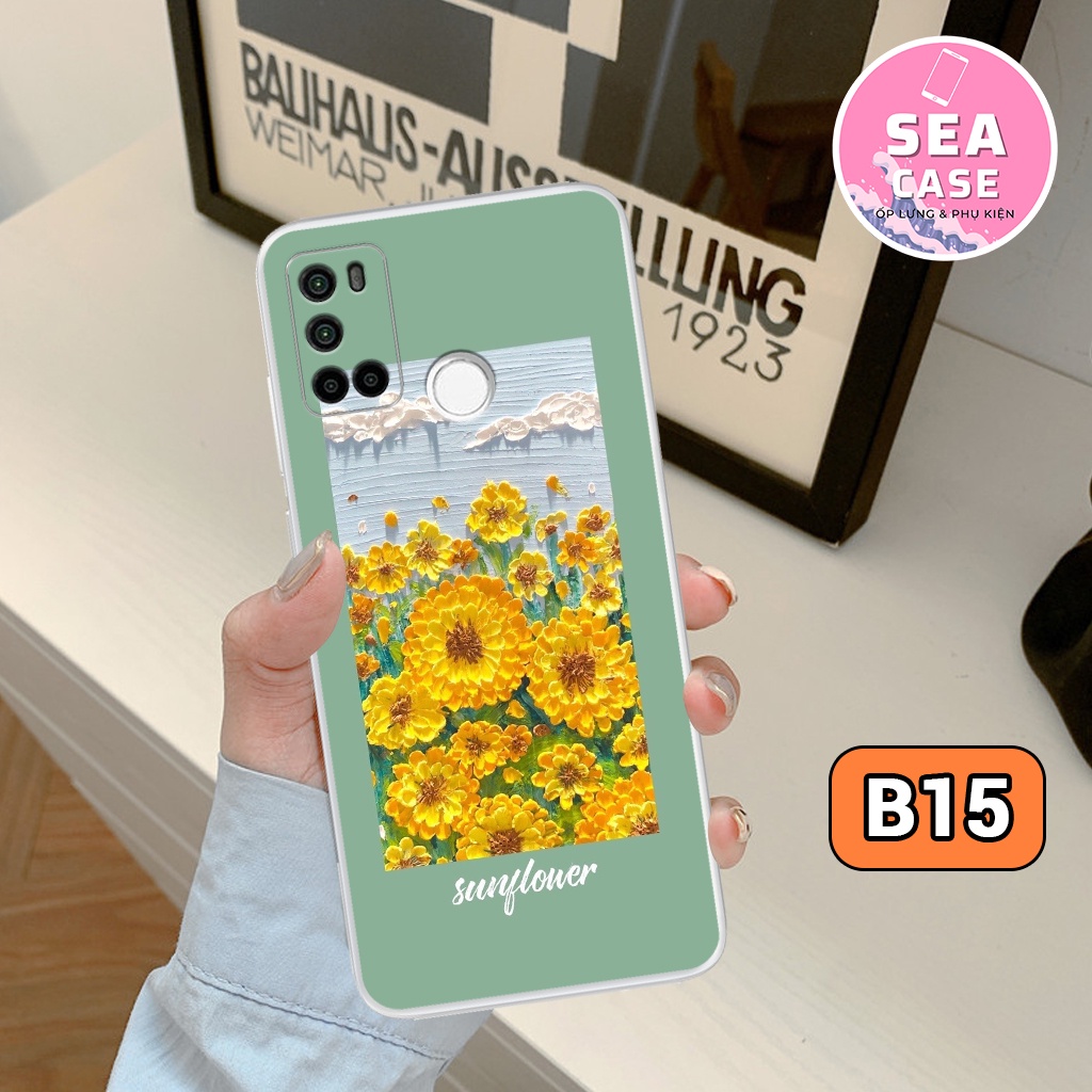 Ốp lưng VSMART JOY 4 hình hoa vintage,basic,nhẹ nhàng – ốp dẻo chống trầy,chống va đập