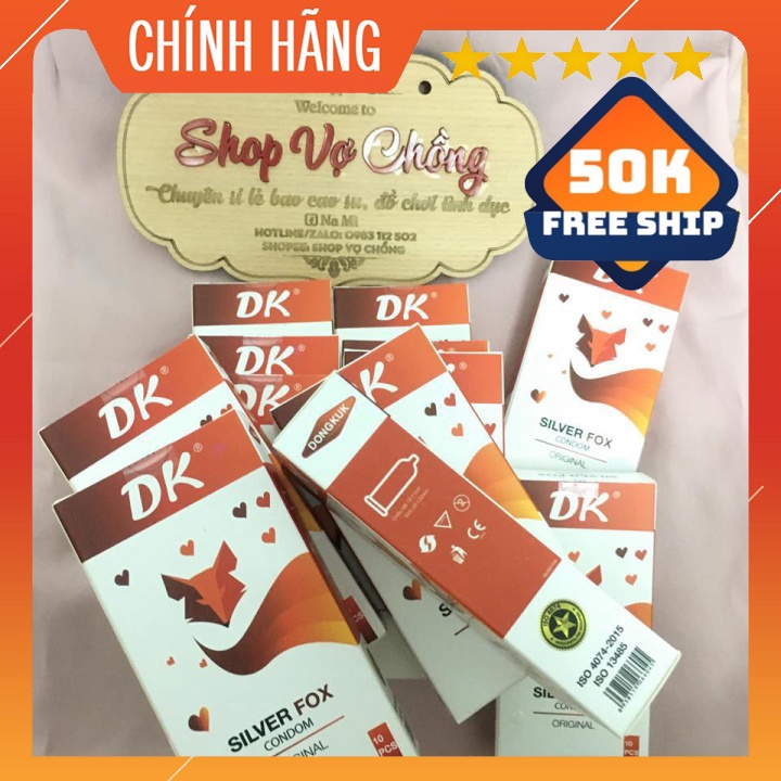 BAO CAO SUFreeshipDONGKUK SILVER FOX HỘP 10 CÁI
