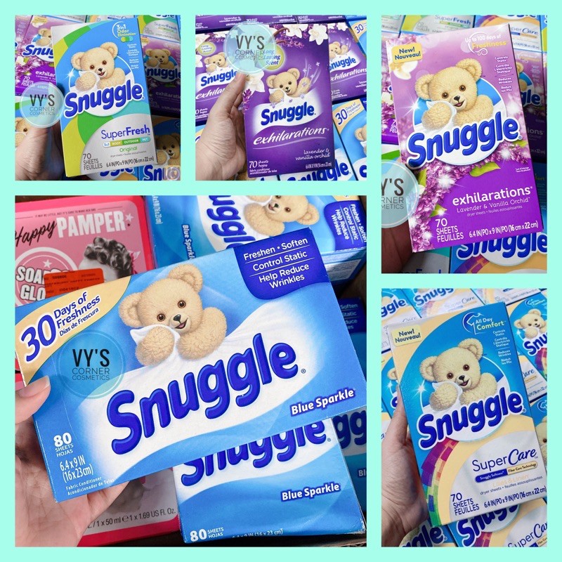 [SẴN_BILL] GIẤY THƠM QUẦN ÁO SNUGGLE HỘP 80 TỜ